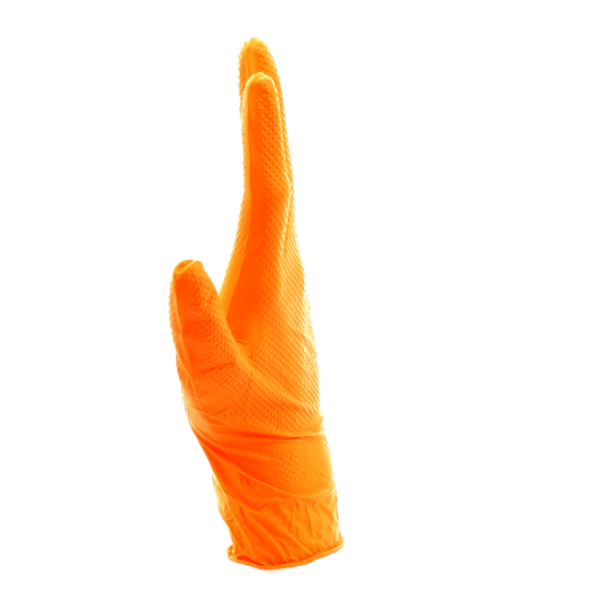 53552 Manusi din nitril de culoare orange 7,0 marimea: l (100 de bucati) [4]