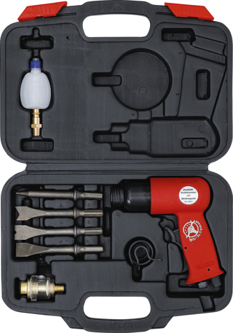 Dalta pneumatica pentru debitat/taiat metale, 8 piese BGS 3213 [5]