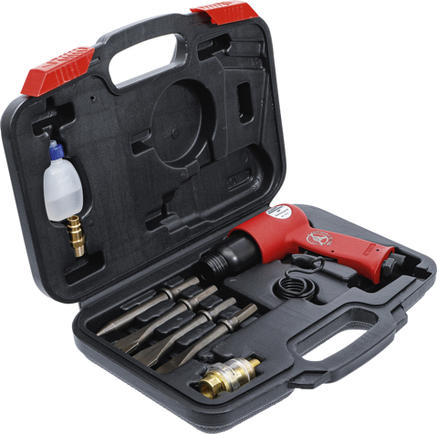 Dalta pneumatica pentru debitat/taiat metale, 8 piese BGS 3213 [3]