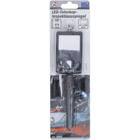 Oglinda telescopica de inspectie cu led, 290 - 876 mm BGS 99302 [4]