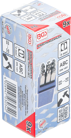 Pansoane numere 4 mm BGS 3034 [5]