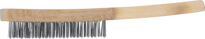 Perie de sarma, 5 randuri cu maner de lemn, 300 mm BGS 3073 [3]