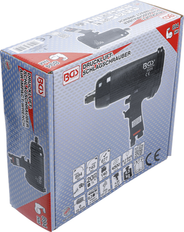 Pistol de impact, actionare 3/4", sarcina maxima 700 Nm BGS 3225 [5]