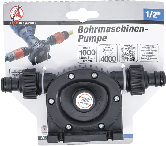 Pompa pentru bormasina, actionare 1/2", 1000 L/H BGS 50830 [4]