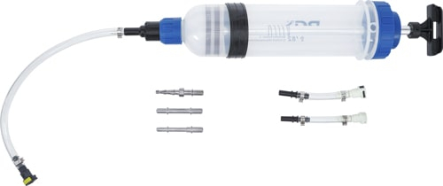 Pompa de transfer Ulei, Combustibil, Antigel cu set adaptoare, capacitate 1500 ml, BGS 9782 [3]