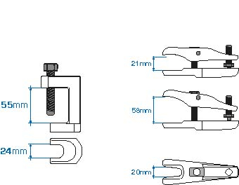 S-DUBJ Presa pivoti si capete de bara 20 mm [3]