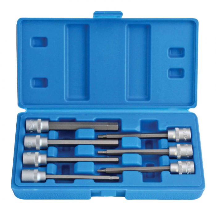S-SAE738 Trusa biti hexagonale lungi, actionare 3/8", 7 piese [1]