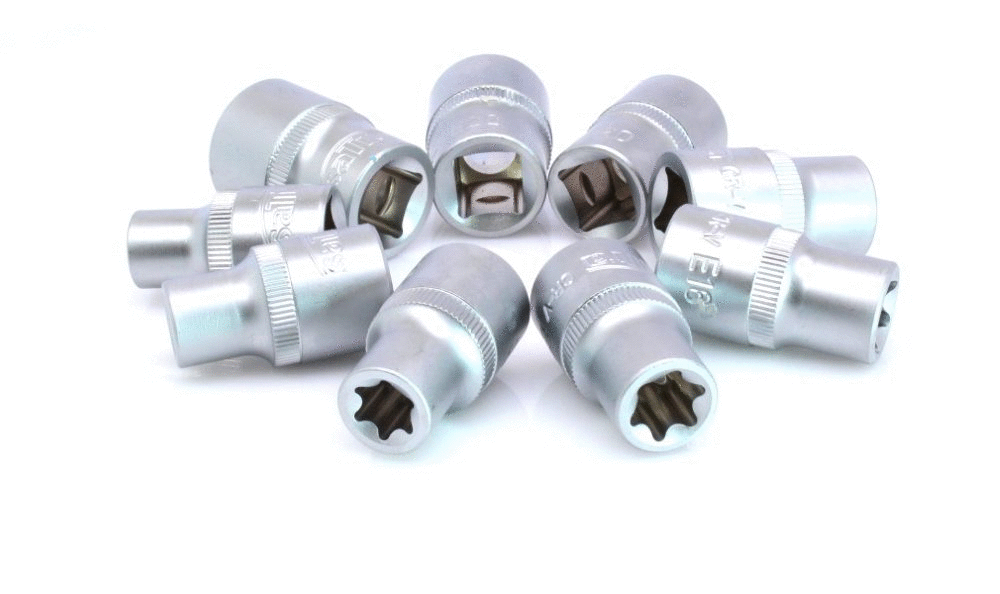 S-SE912 Set tubulare Torx, profil E, actionare 1/2", 9 piese [3]