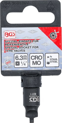 Sculă rotire ventile pentru din oţel, antrenare 6,3 mm (1/4"), BGS 8311 [2]