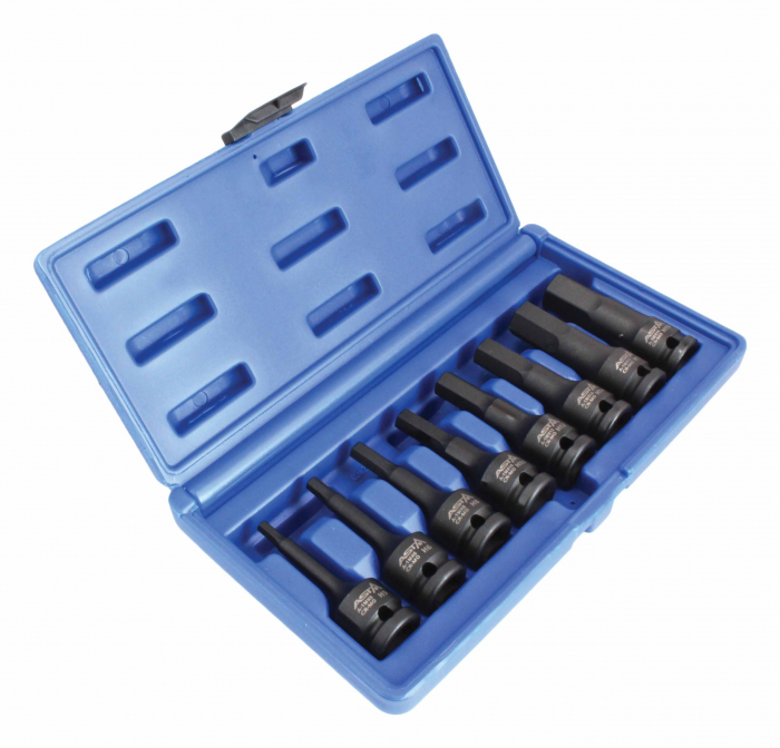 A-1MHEX8 Set 8 tubulare de impact, actionare 1/2", 8 piese [2]