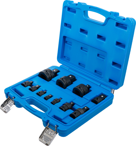 Set adaptoare de impact si articulatii cardanice de impact, actionare 1/4” - 1”, 11 piese BGS 25140 [4]