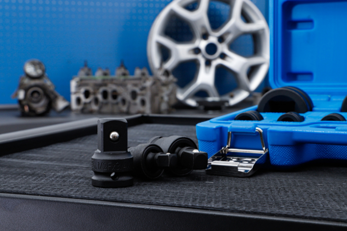Set adaptoare de impact si articulatii cardanice de impact, actionare 1/4” - 1”, 11 piese BGS 25140 [2]