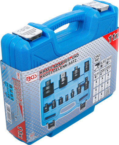 Set adaptoare de impact si articulatii cardanice de impact, actionare 1/4” - 1”, 11 piese BGS 25140 [7]