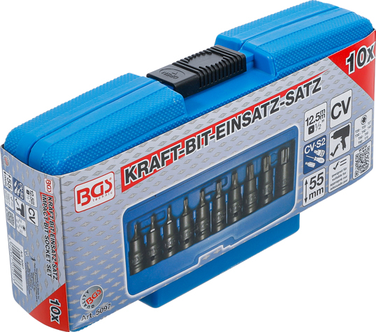 Set biti de impact Torx T20-T70, antrenare 1/2", 10 piese BGS 5097 [7]