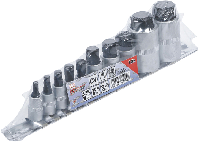 Set biti imbus 4 - 19 mm, 10 piese BGS 5099 [4]