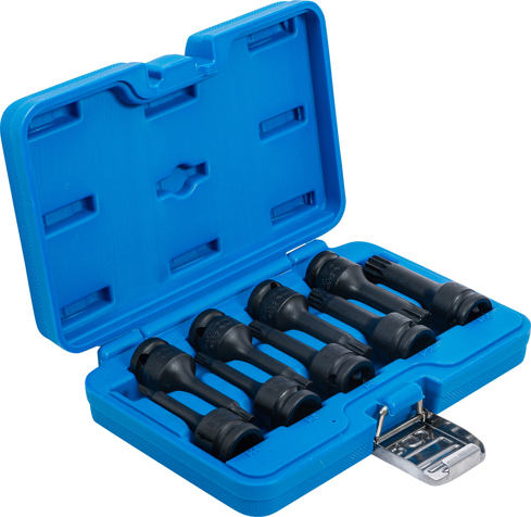 Set biti Spline (XZN) M4 - M16, lungime 75mm, actionare 1/2", 9 piese BGS 5482 [3]