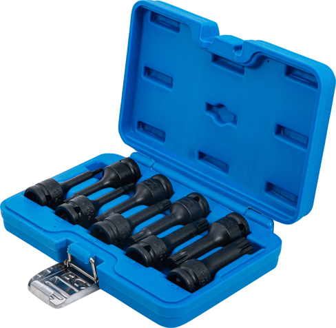 Set biti Spline (XZN) M4 - M16, lungime 75mm, actionare 1/2", 9 piese BGS 5482 [4]