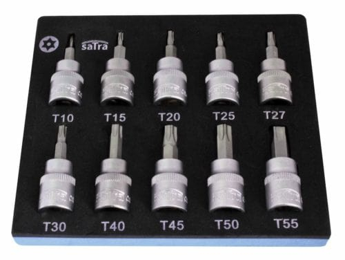 S-H138WT Set biti torx cu gaura T10 - T55, actionare 3/8", 10 piese [1]