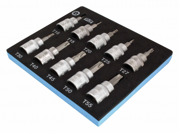 S-H138WT Set biti torx cu gaura T10 - T55, actionare 3/8", 10 piese [2]