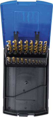 Set burghie 1-10 mm HSS-G acoperite cu titan, 19 piese BGS 2040 [4]