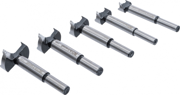 Set burghie Ø 15 - 35 mm pentru lemn, 5 piese BGS 92025 [2]