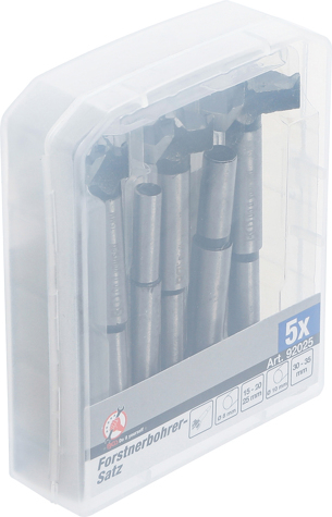 Set burghie Ø 15 - 35 mm pentru lemn, 5 piese BGS 92025 [4]