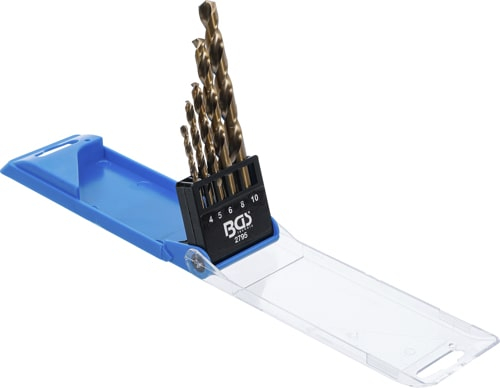 Set burghie spiralate HSS 4 - 10 mm, 5 piese, BGS 2795 [2]