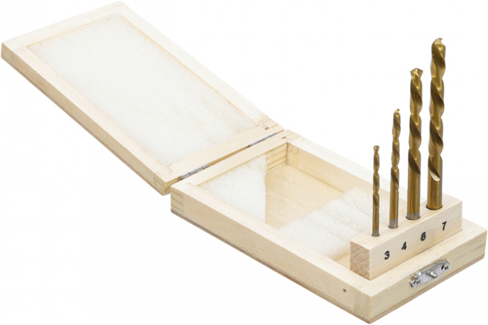 Set burghie HSS, taiere pe stanga , 4 piese BGS 2726 [2]