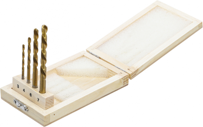 Set burghie HSS, taiere pe stanga , 4 piese BGS 2726 [3]