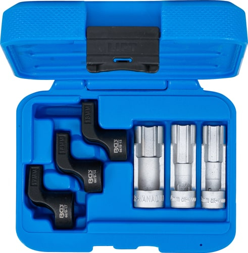 Set capete de chei 13 - 14 - 17 mm speciale pentru senzori de temperatura gaze evacuate (EGT), 6 piese, BGS 6678 [5]