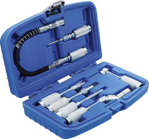 Set capete de schimb pentru dispozitiv de gresat, 7 piese BGS 3142 [2]
