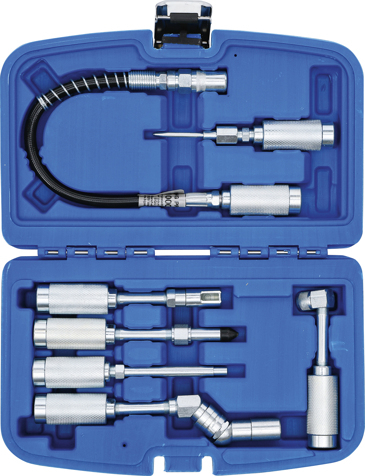 Set capete de schimb pentru dispozitiv de gresat, 7 piese BGS 3142 [4]