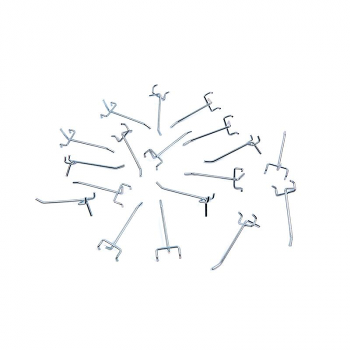 GB2266 Set carlige pentru panou scule, 18 piese [1]
