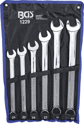 Set chei combinate, extra lungi, 21-32 mm, 6 piese BGS 1229 [4]