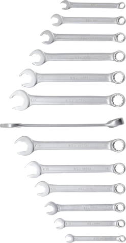 Set chei combinate cu functie de clichet, 8-21 mm, 13 piese BGS 8914 [2]