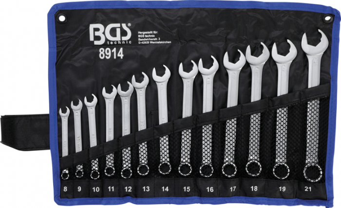 Set chei combinate cu functie de clichet, 8-21 mm, 13 piese BGS 8914 [4]