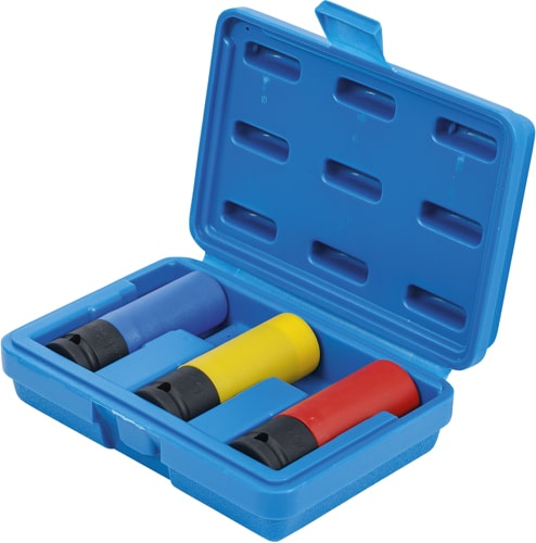 Set chei de impact cu protecţie, antrenare pătrat interior 12,5 mm (1/2"), 17 / 19 / 21 mm, 3 piese, BGS 7500 [2]