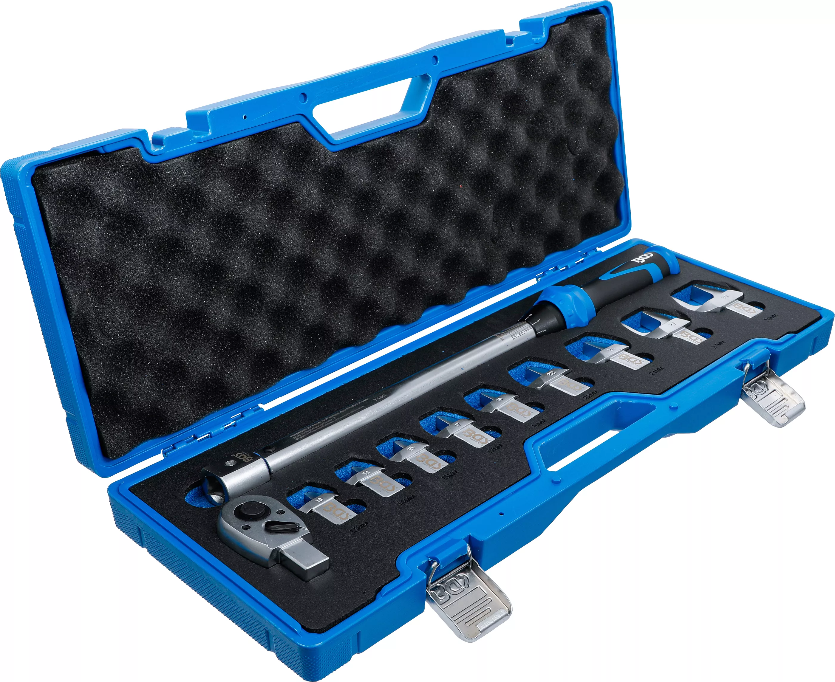 Set chei dinamometrice pentru capete ataşabile 14 x 18 mm 40 - 210 Nm 11 piese, BGS 7193 [2]