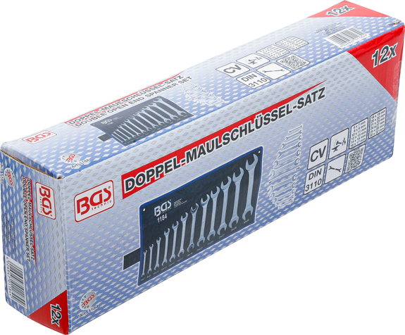 Set chei fixe 6x7 - 30x32 mm, 12 piese BGS 1184 [6]