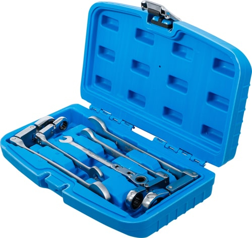 Set chei fixe cu inel clichet dublu articulate, 8 - 19 mm, 5 piese BGS 6181 [4]