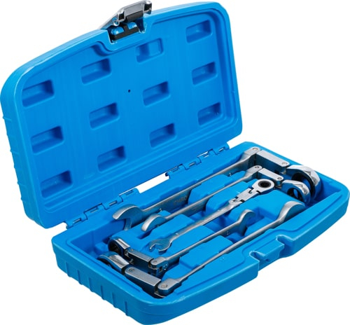 Set chei fixe cu inel clichet dublu articulate, 8 - 19 mm, 5 piese BGS 6181 [3]