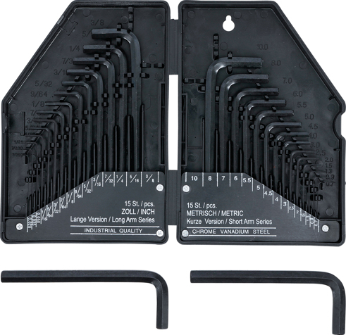 Set chei imbus tip L, 30 piese BGS 810 [2]