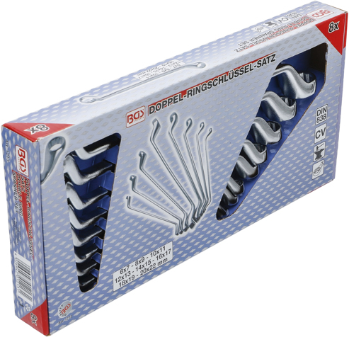 Set chei inelare cu cot 6 x 7 mm - 20 x 22 mm, 8 piese BGS 1213 [4]