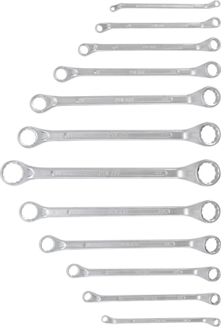 Set chei inelare cu cot 6x7 - 30x32 mm, 12 piese BGS 1214 [3]