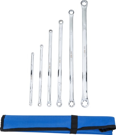 Set chei inelare duble cu capete Profil E, extra lung, E6 x E7 - E22 x E24, 6 piese, BGS 7033 [3]