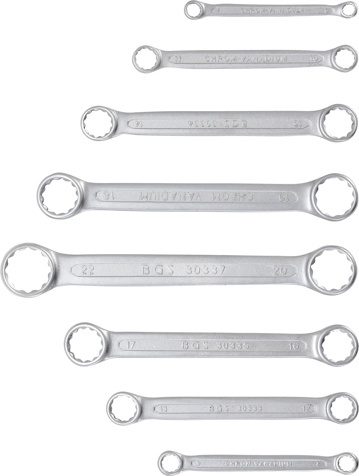 Set chei inelare, extra plate, 6-22 mm, 8 piese BGS 30300 [3]