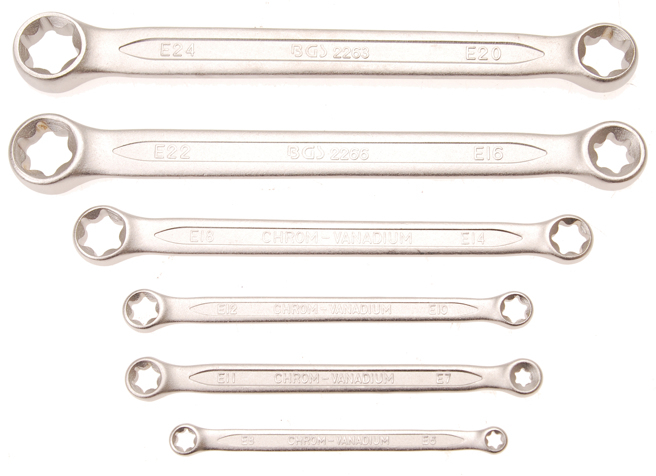 Set chei inelare profil E, E6xE8 - E20xE24, 6 piese BGS 2268 [2]