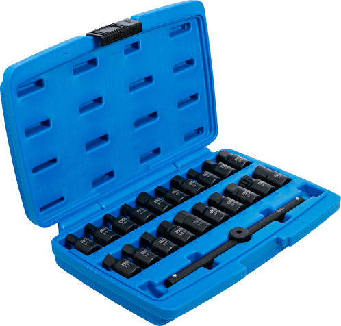Set chei pentru buson baie de ulei, actionare 3/8”, 21 piese BGS 1014 [2]