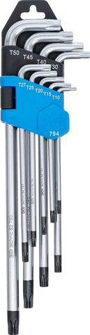 Set chei Torx tip L extra lungi cu gaura, T10-50, 9 piese BGS 794 [2]