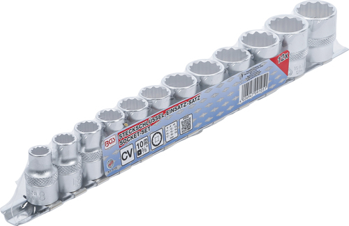 Set chei tubulare 12 colturi 8 - 19 mm, antrenare 3/8",12 piese BGS 9105 [4]